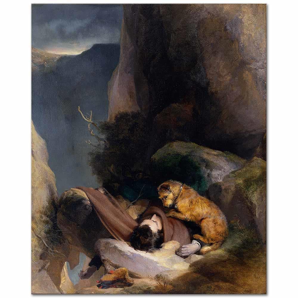 Edwin Henry Landseer Bağlılık Kanvas Tablo