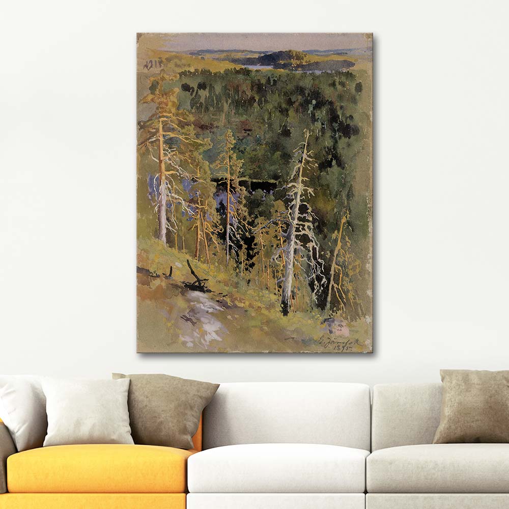 Eero Järnefelt Forest Landscape Art Print