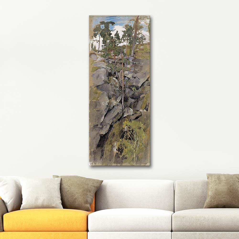 Eero Järnefelt Rocky Forest Art Print