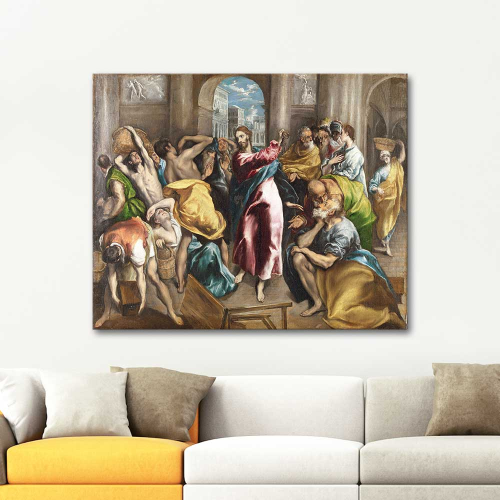 El Greco Christ Driving the Traders from the Temple Art Print