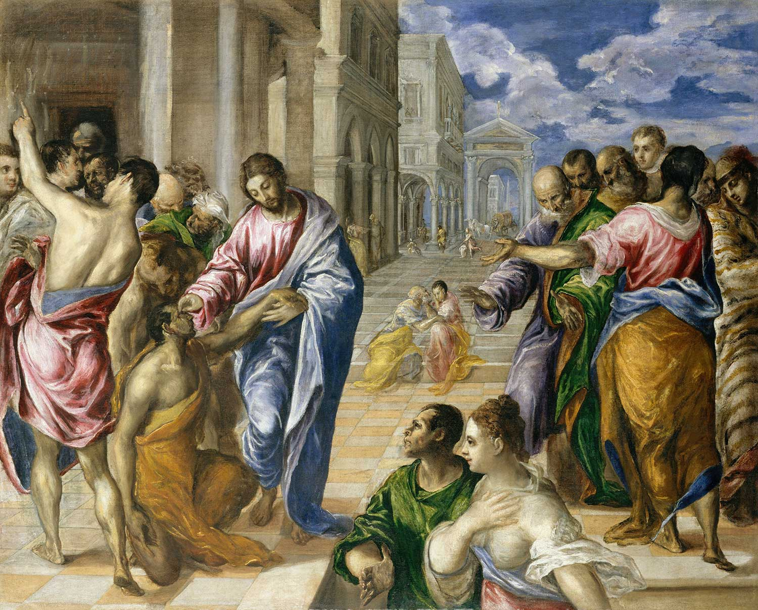 El Greco Christ Healing The Blind Art Print