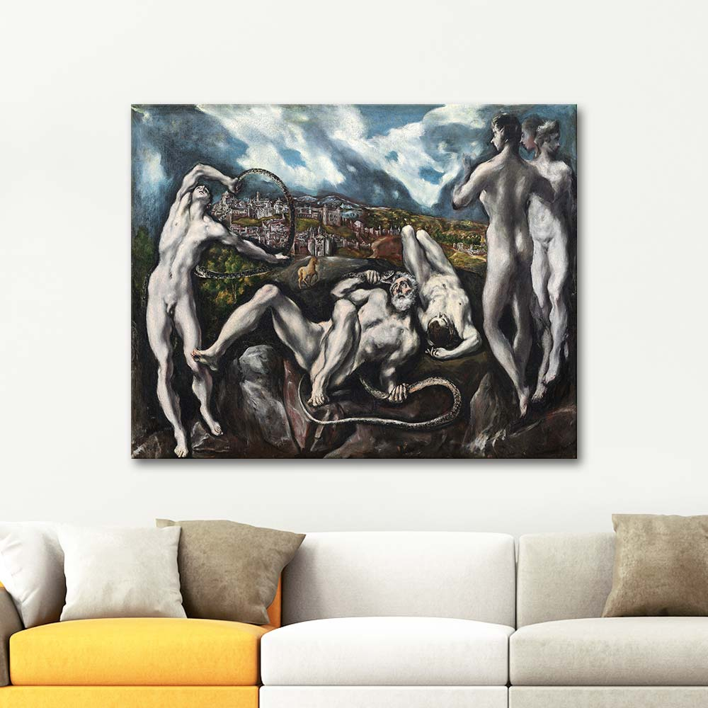 El Greco Laokon ve Oğulları Kanvas Tablo