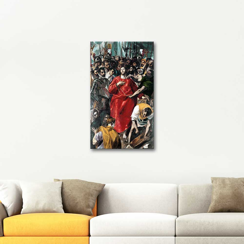 El Greco Hz İsa'nın Elbisesinin Çıkarılışı Kanvas Tablo