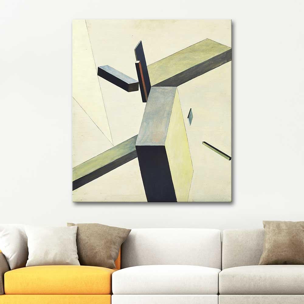 El Lissitzky Kompozisyon 02 Kanvas Tablo