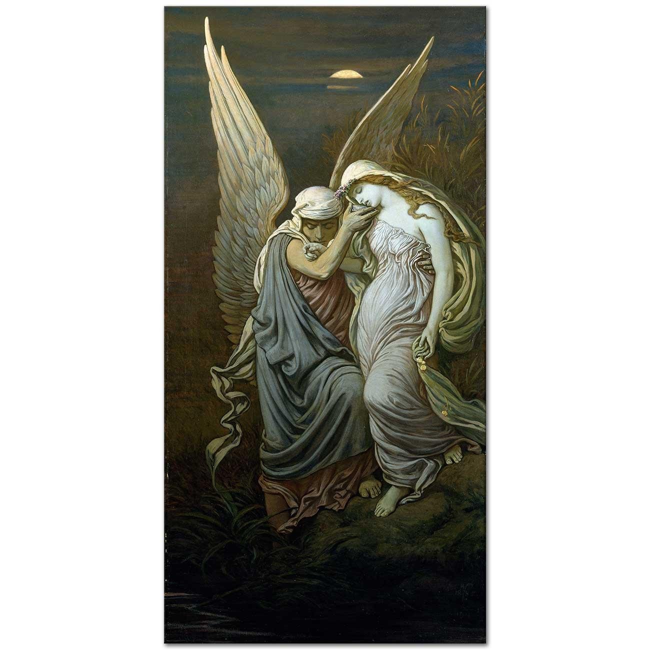 Elihu Vedder Ölüm Kasesi Kanvas Tablo