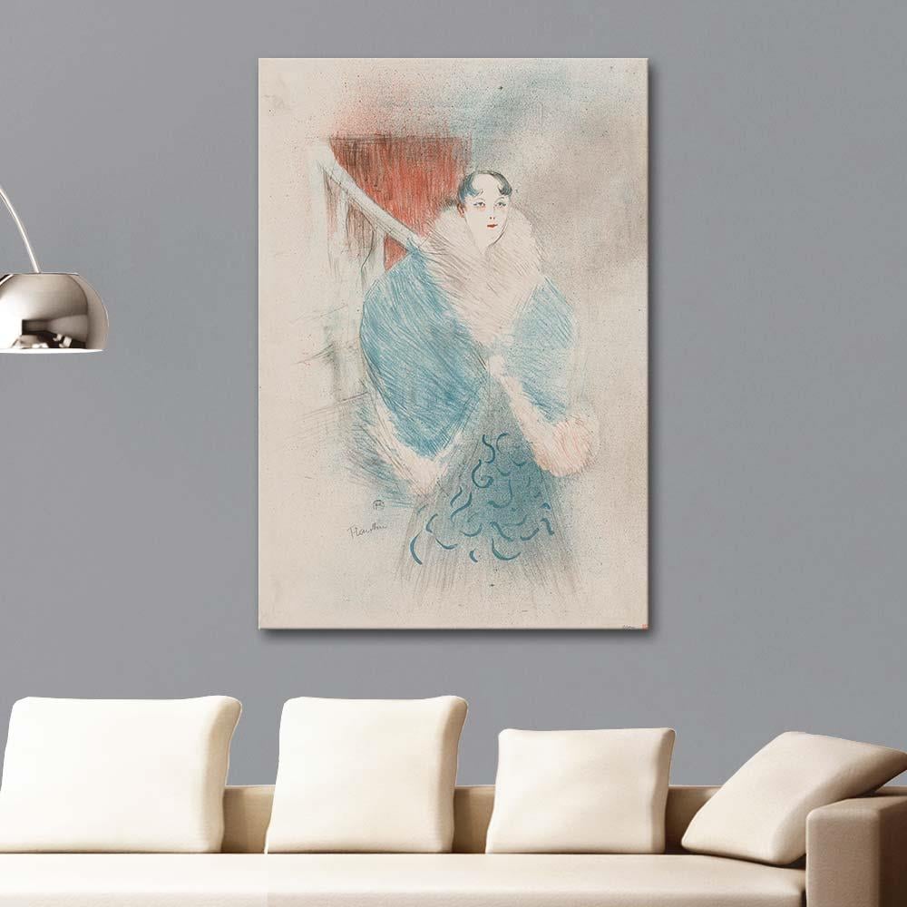 Elsa Called Dite la Viennoise by Henri de Toulouse-Lautrec as Art Print