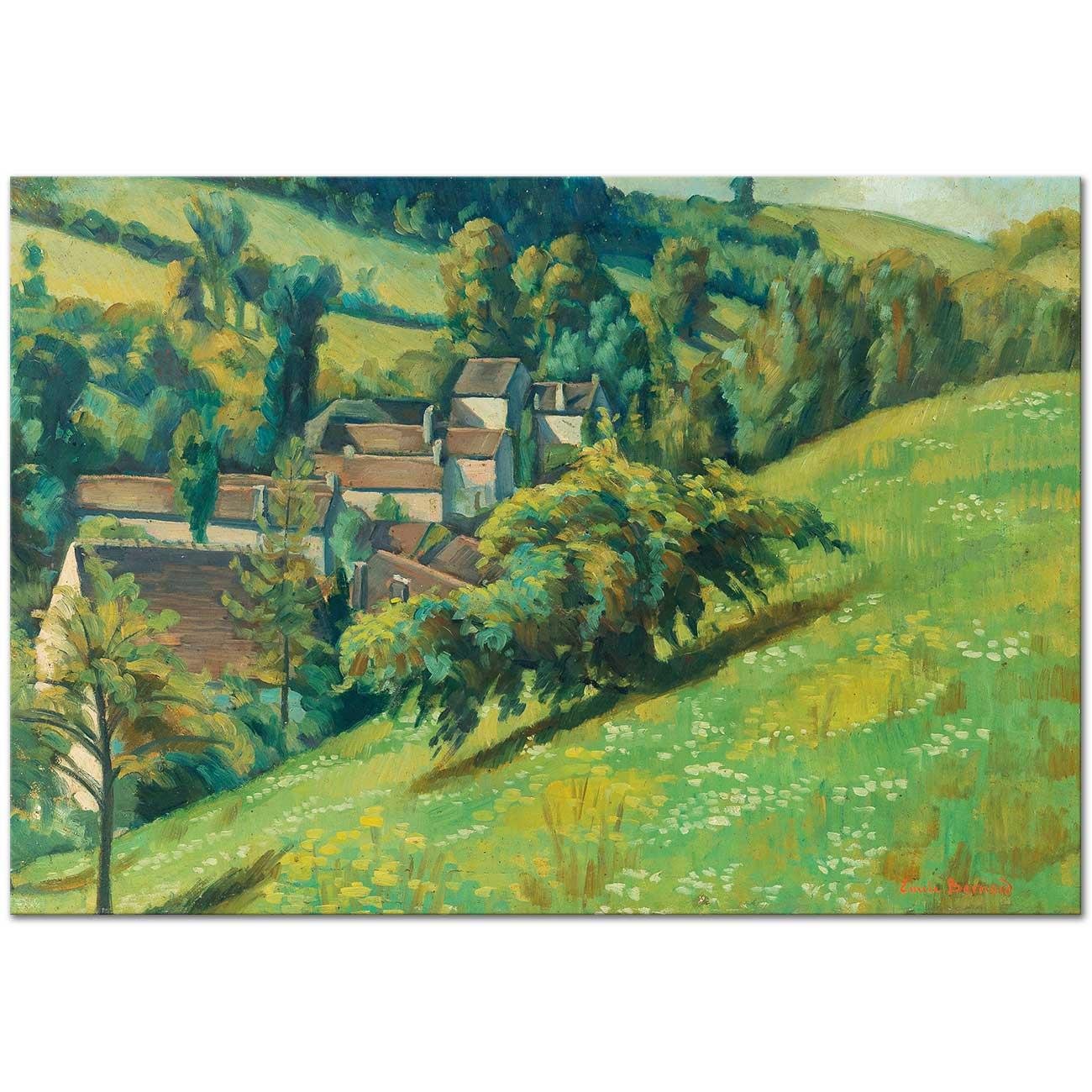 A View of Molosmes Emile Bernard