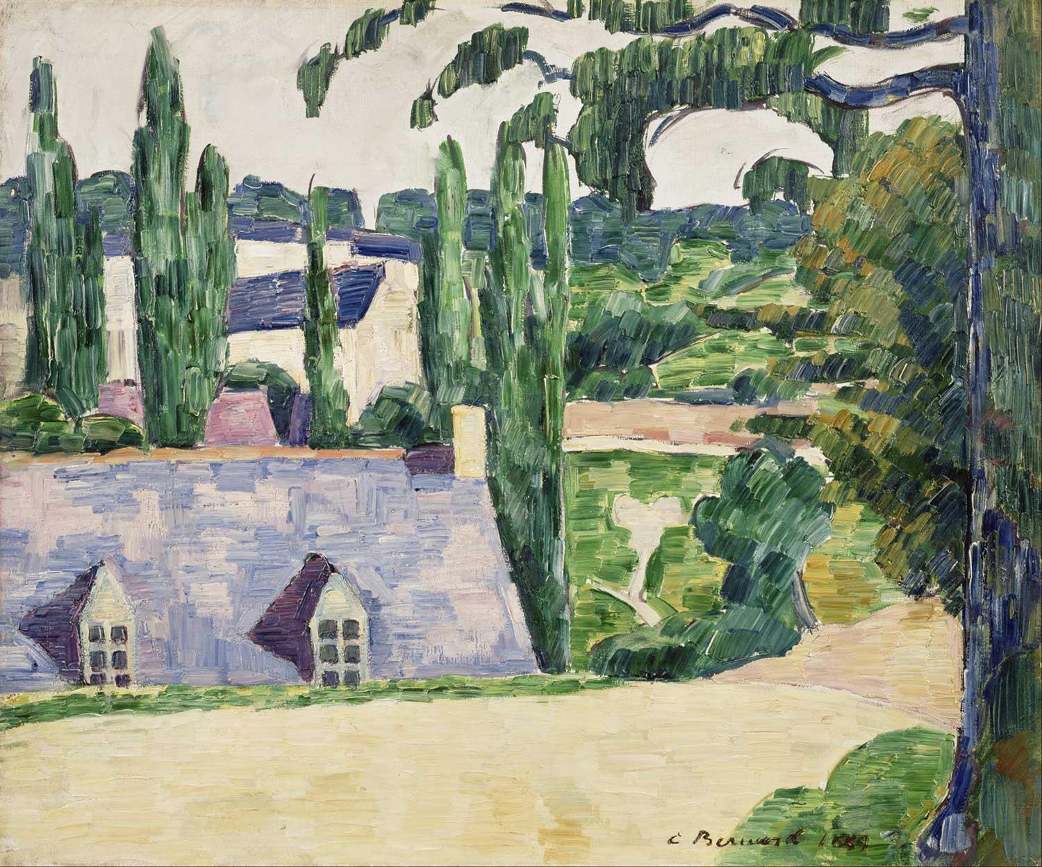 Landscape at Pont Aven by Emile Bernard