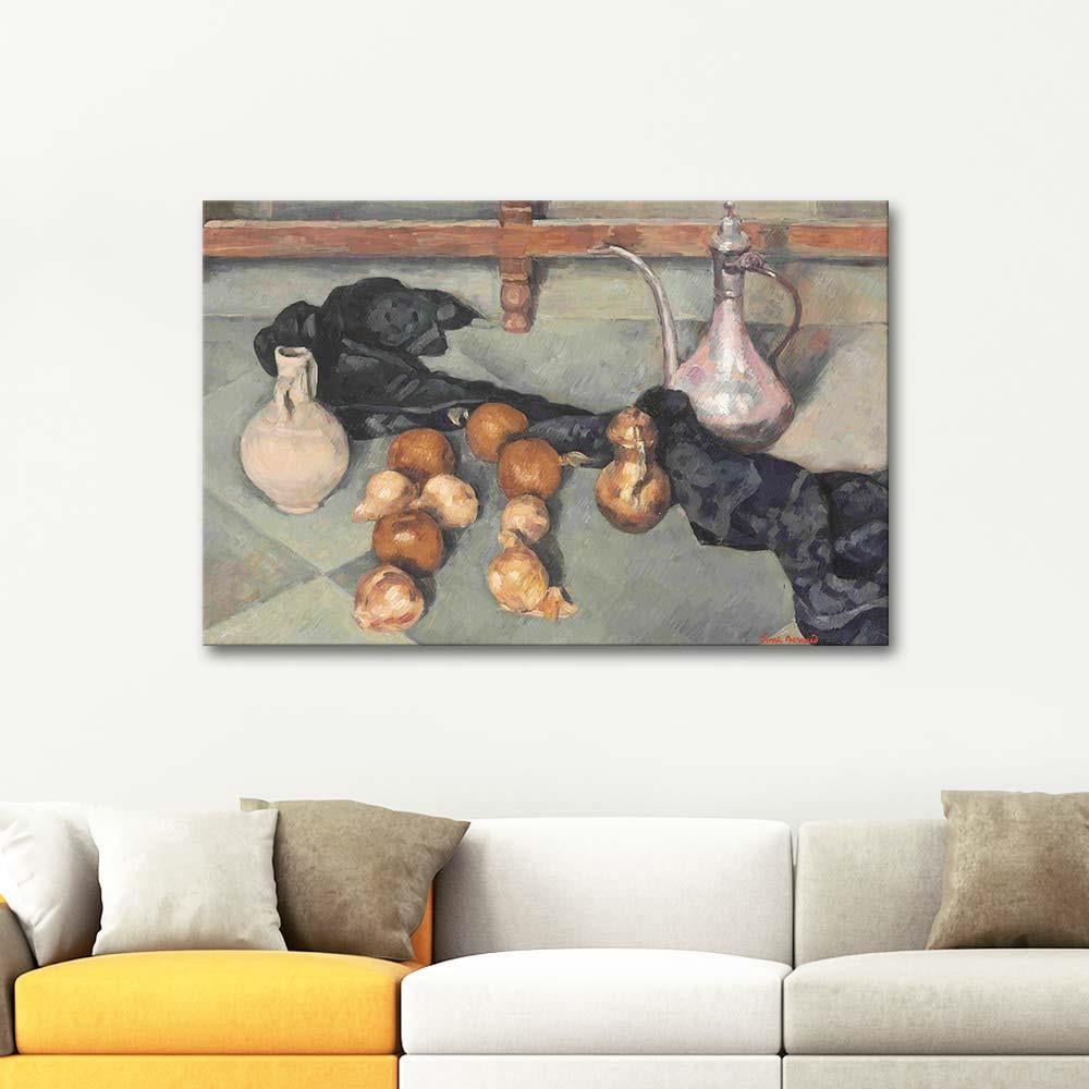 Emile Bernard Still Life with Pitcher and Onions Art Print