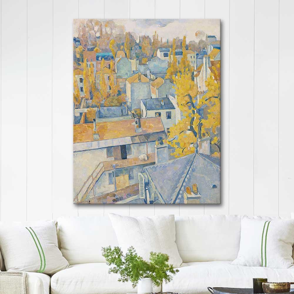 Emile Bernard Vue des Toits Art Print
