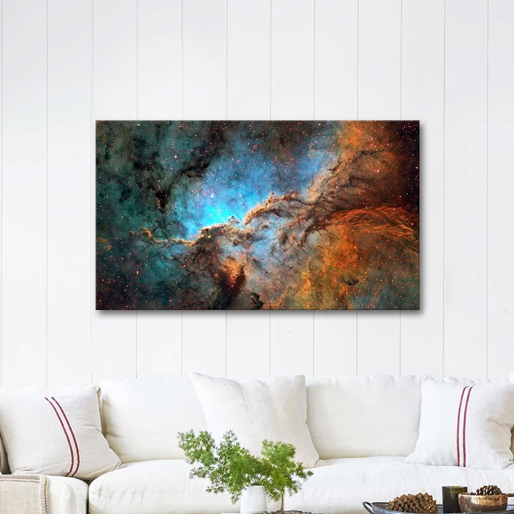 Emission Nebulası Kanvas Tablo