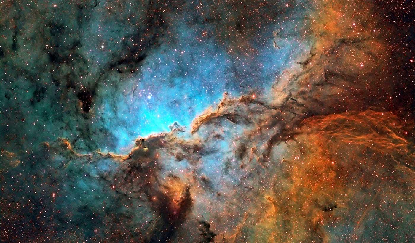 Emission Nebulası Kanvas Tablo