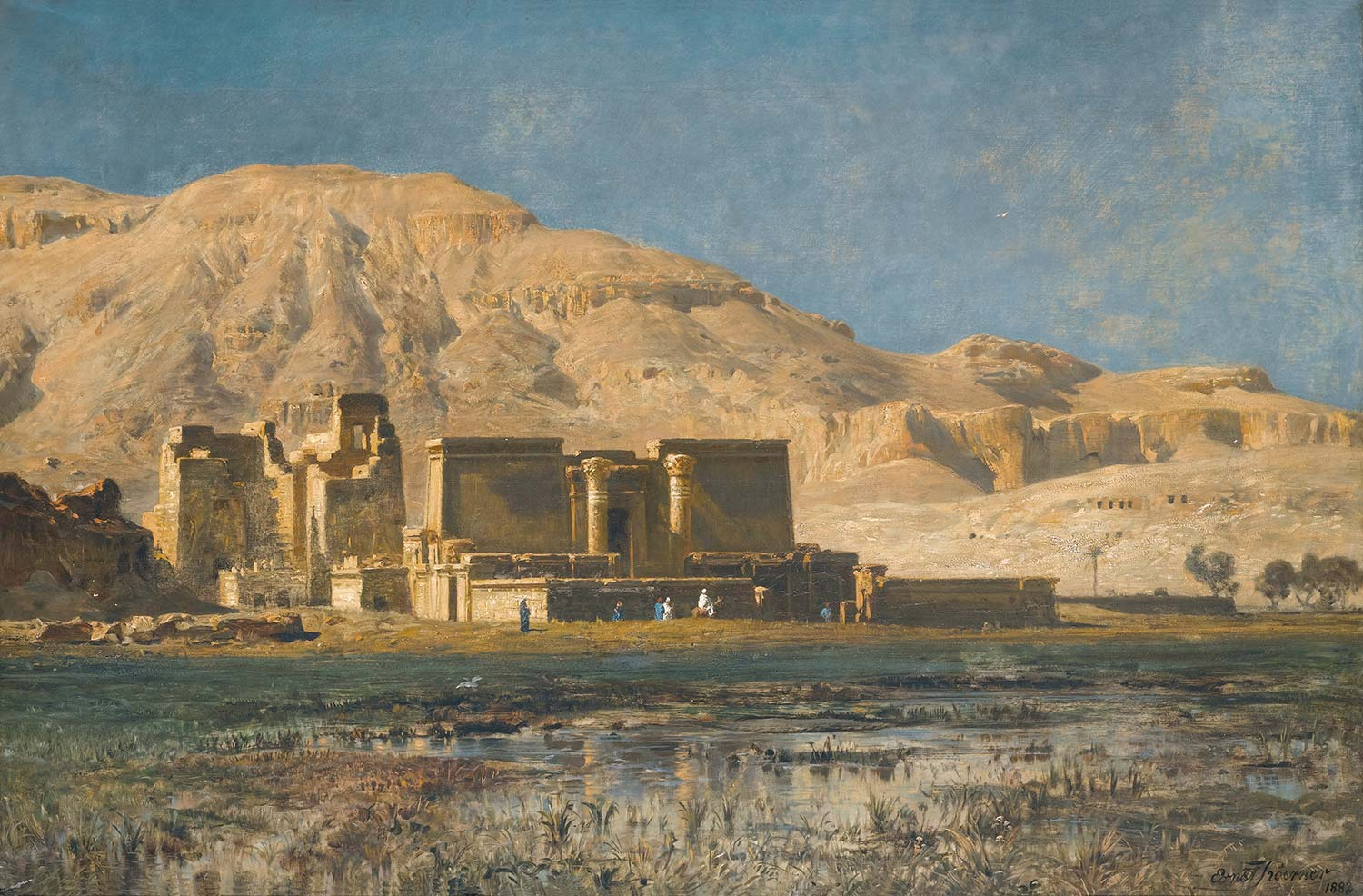 Ernst Koerner The Plain Of Thebes Art Print