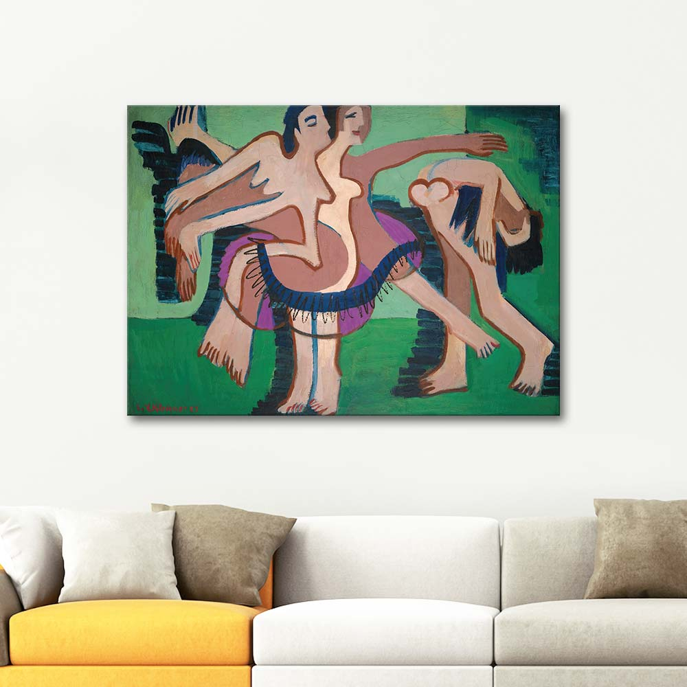 Ernst Ludwig Kirchner Dance Group Art Print