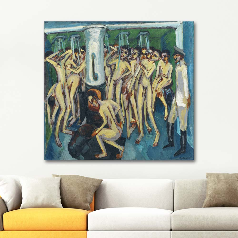 Ernst Ludwig Kirchner The Soldier Bath Art Print