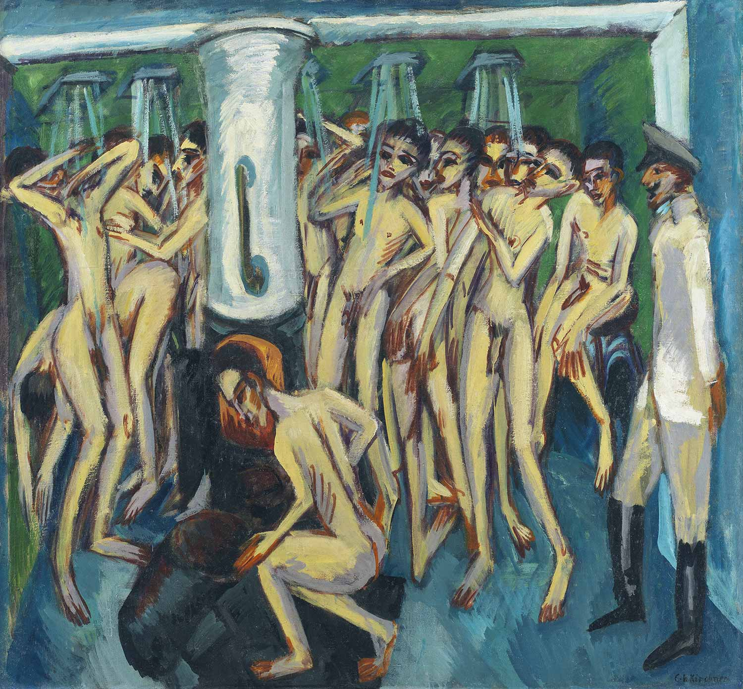 Ernst Ludwig Kirchner The Soldier Bath Art Print