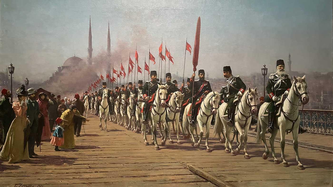 Ertugrul Cavalry Regiment by Fausto Zonaro