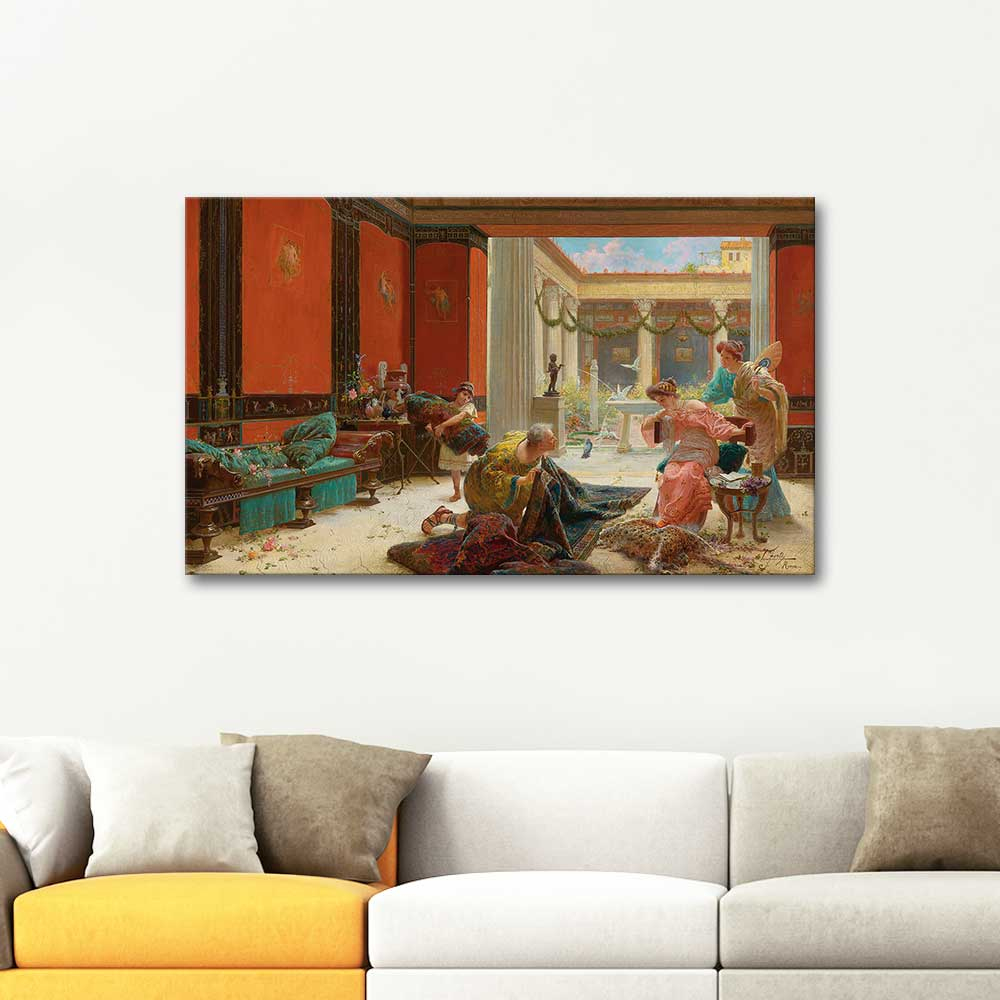 Ettore Forti Carpet Seller Art Print