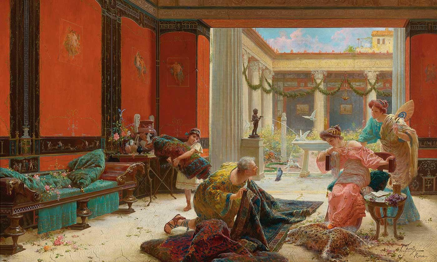 Carpet Seller by Ettore Forti