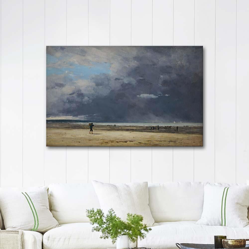 Eugene Boudin Deauville, Marée Basse Art Print