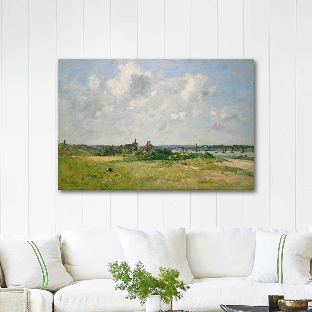 Eugene Boudin Sand Dunes Etaples Art Print