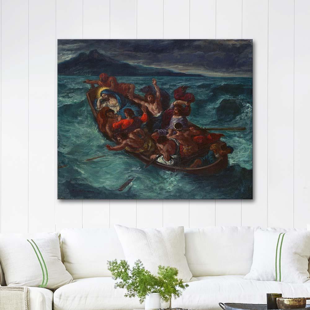 Eugene Delacroix Christ Asleep during the Tempest Art Print