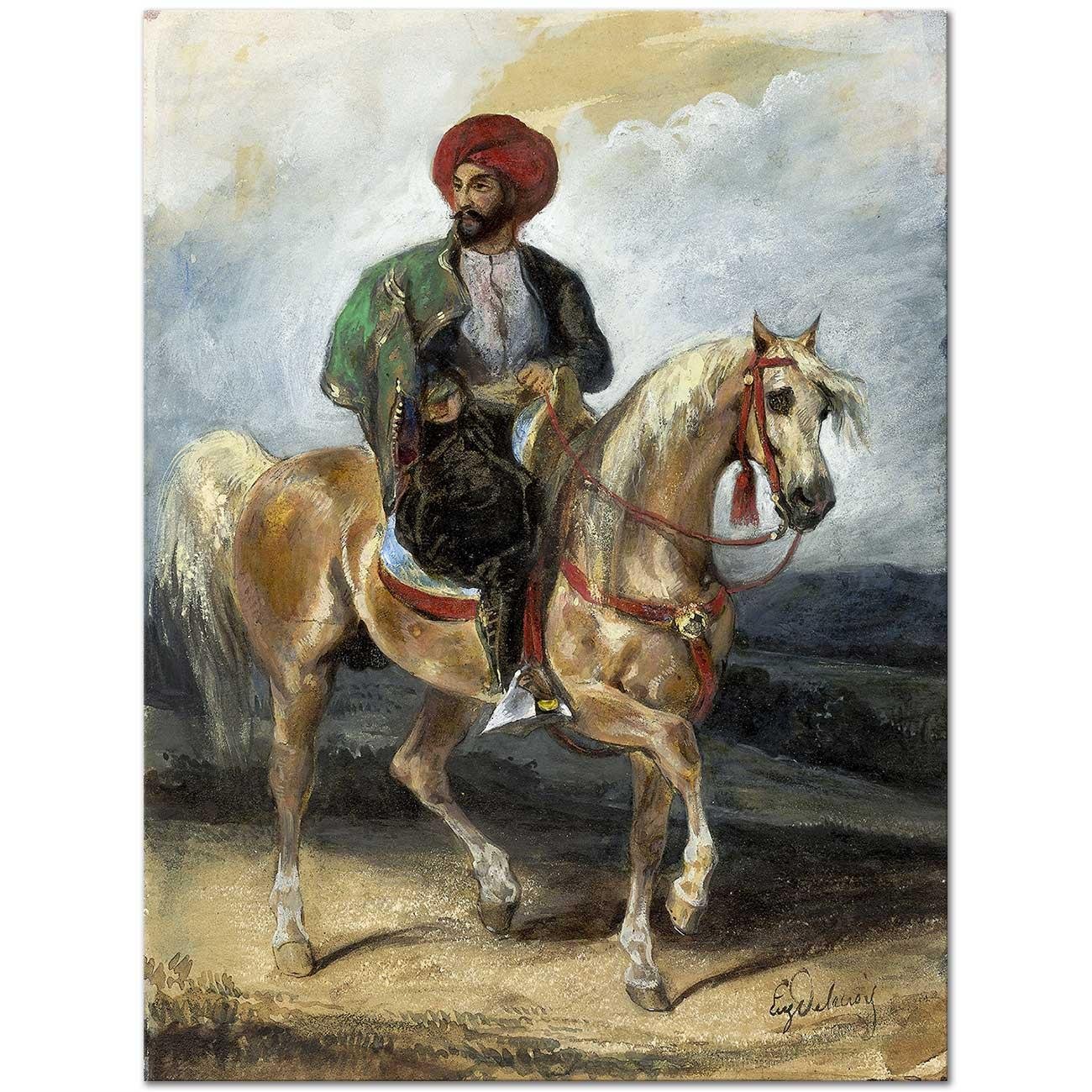 Eugene Delacroix The Turkish Rider Art Print