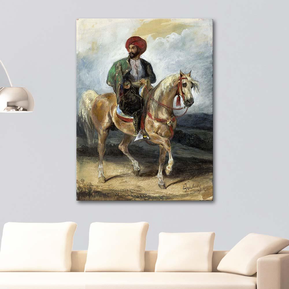 Eugene Delacroix The Turkish Rider Art Print