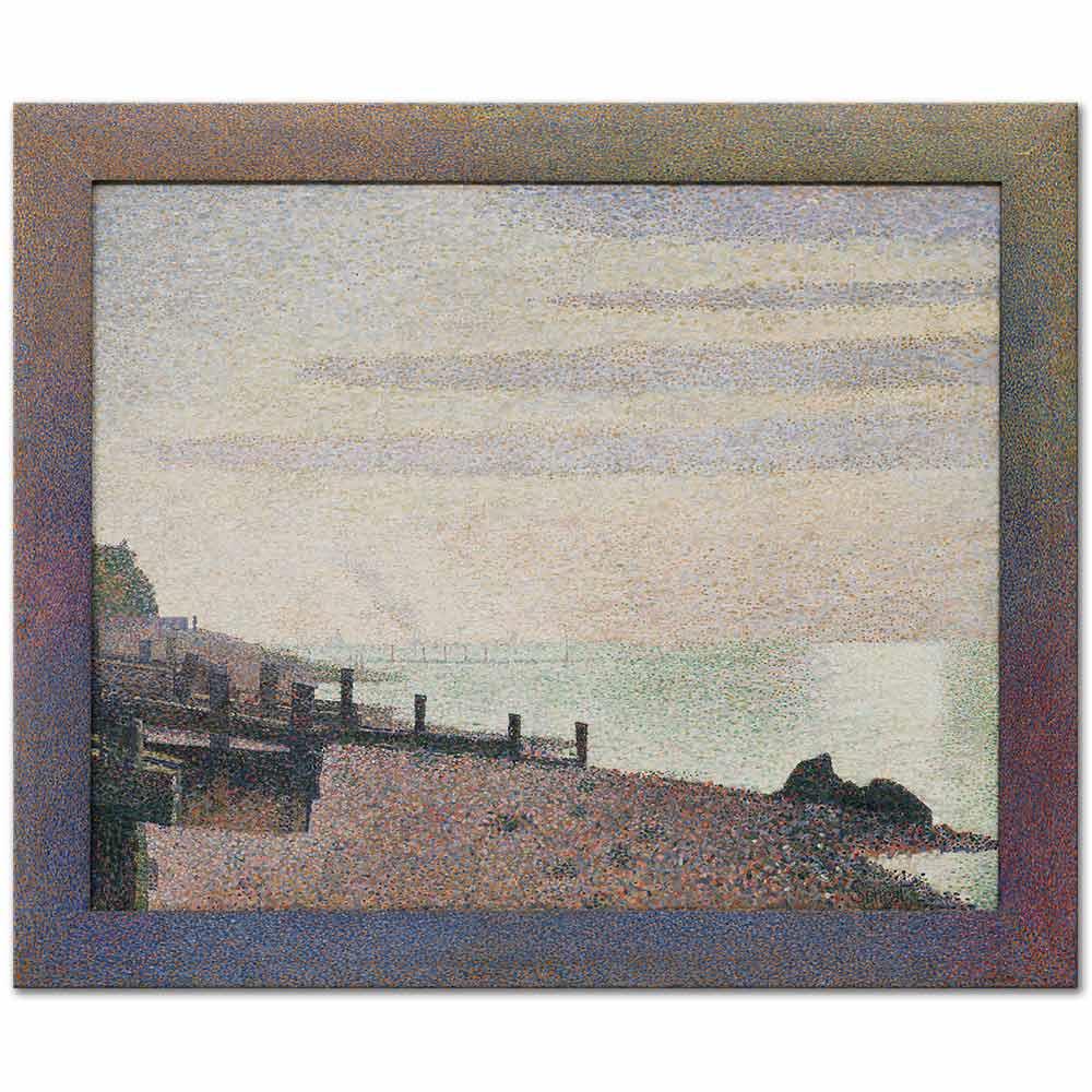 Georges Seurat Honfleur Akşamı Kanvas Tablo