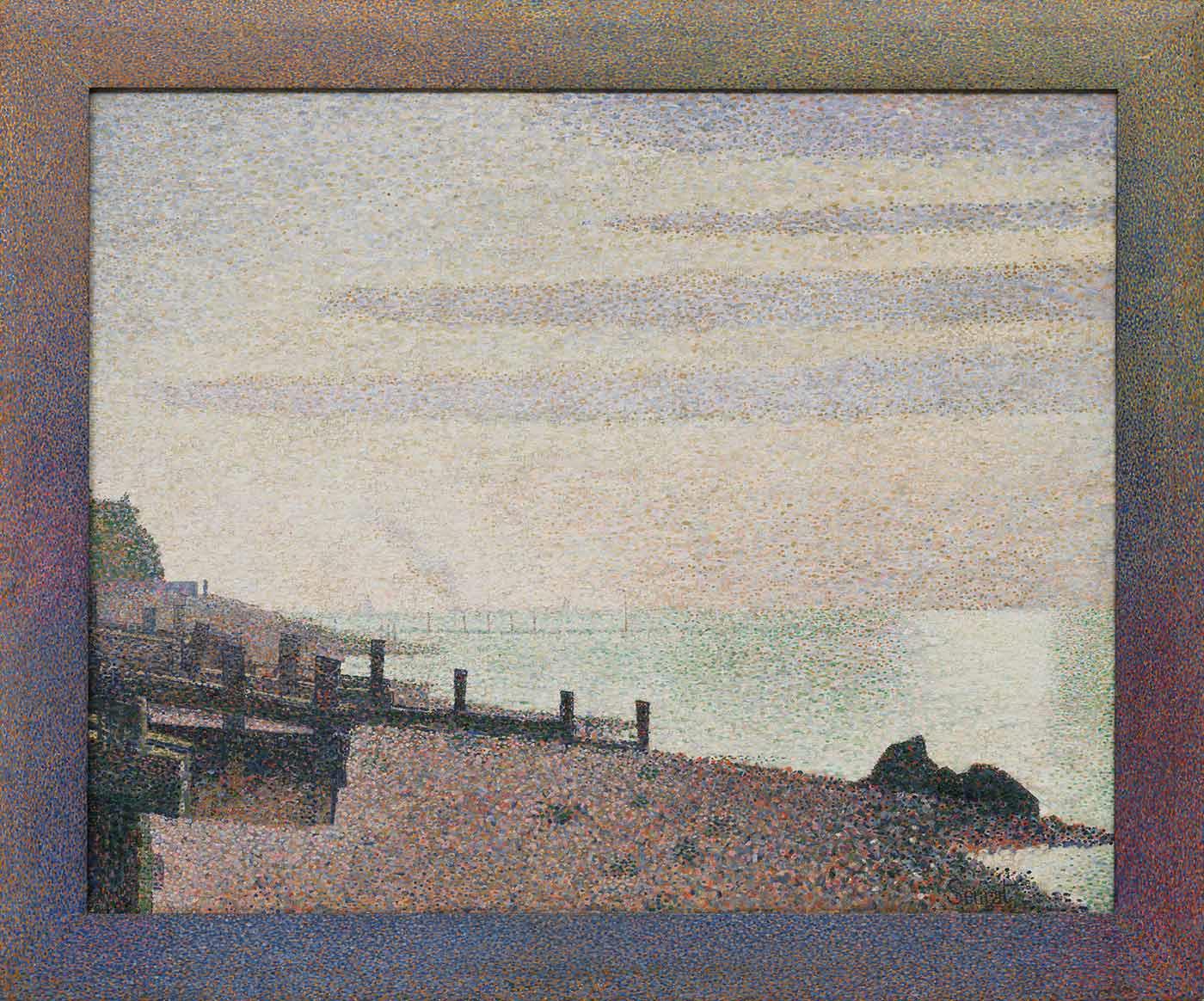 Georges Seurat Honfleur Akşamı Kanvas Tablo