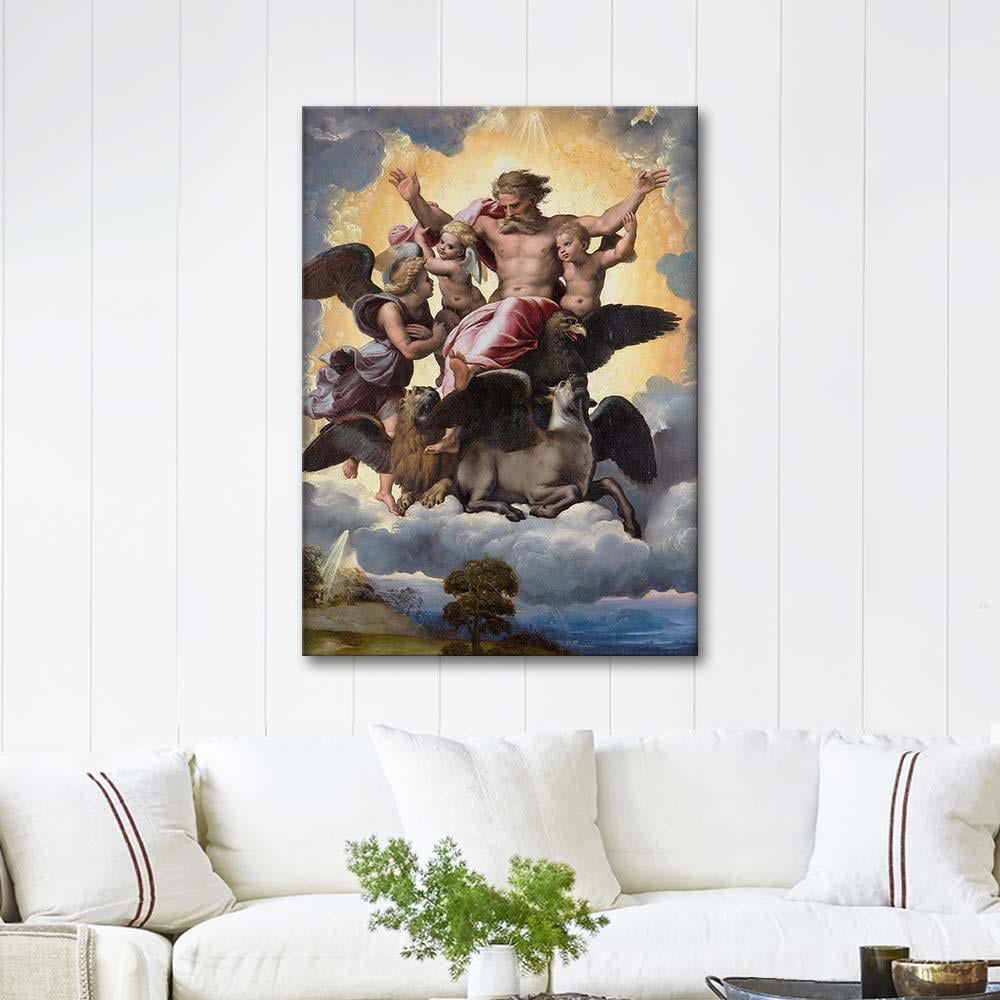 Ezekiel's Vision by Raphael as Art Print