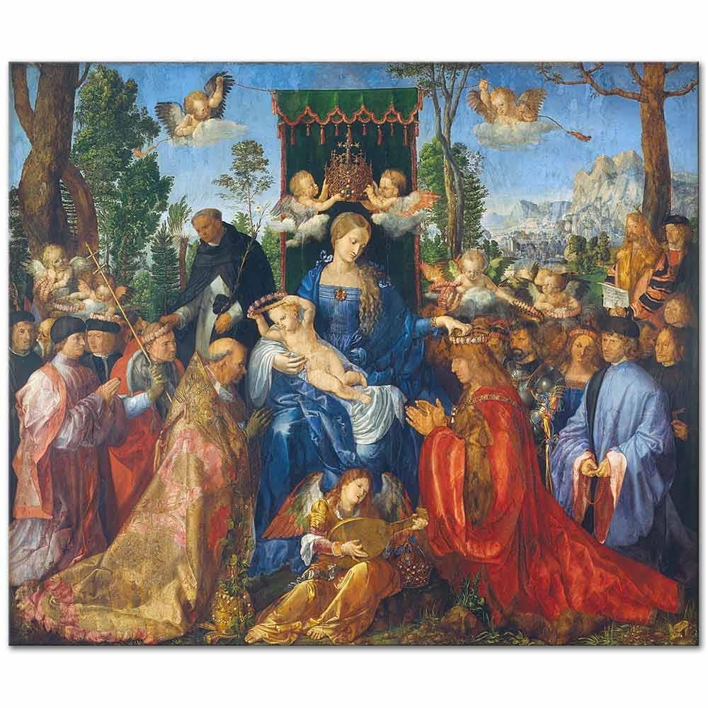 Feast of Rose Garlands by Albrecht Dürer as Art Print