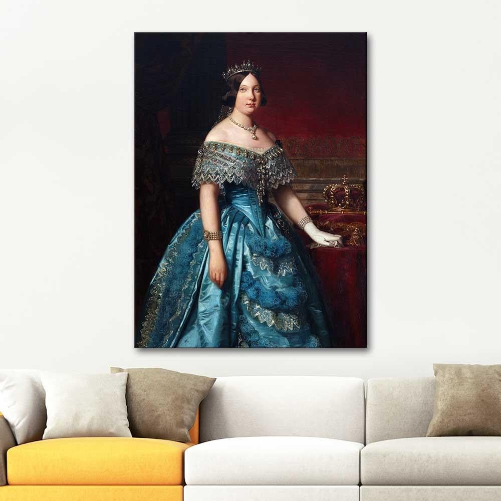 Federico de Madrazo Isabel II de Espana Art Print
