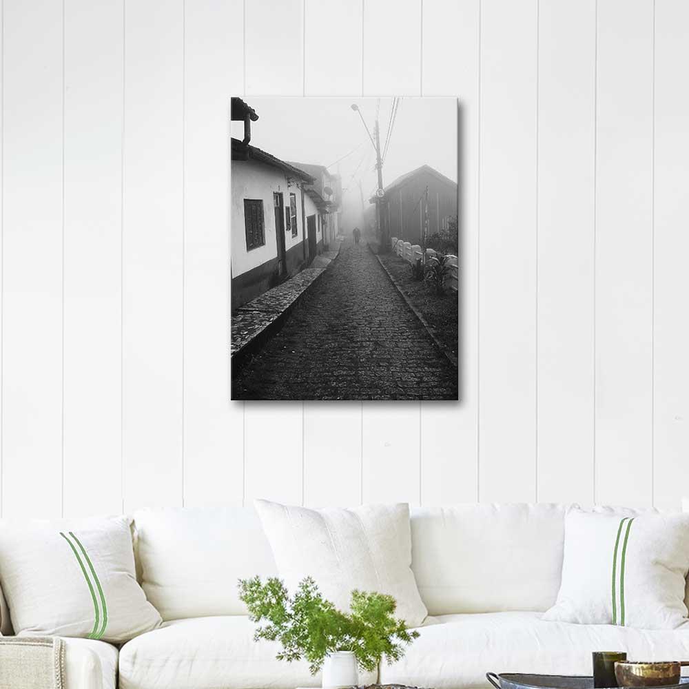 Felipe Cardoso A Street Scene Art Print