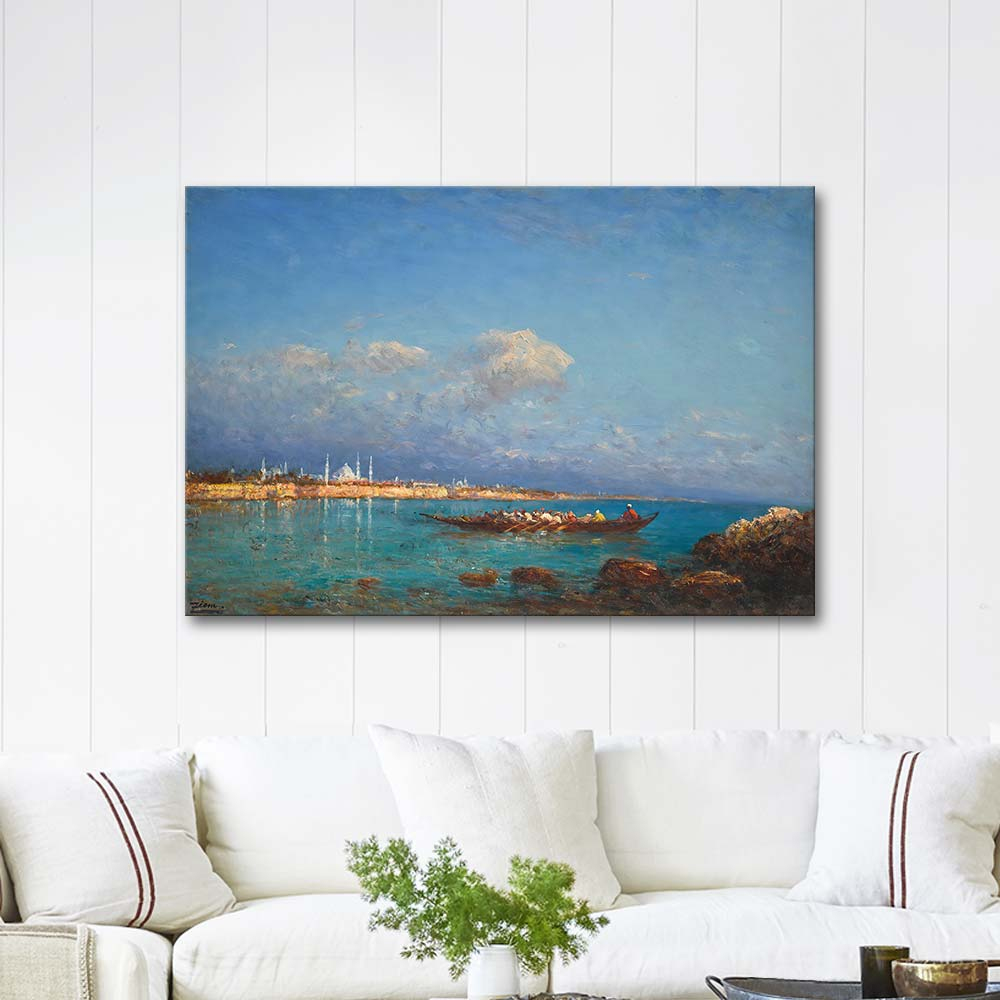 Felix Ziem Constantinople From The Sea Of Marmara Art Print