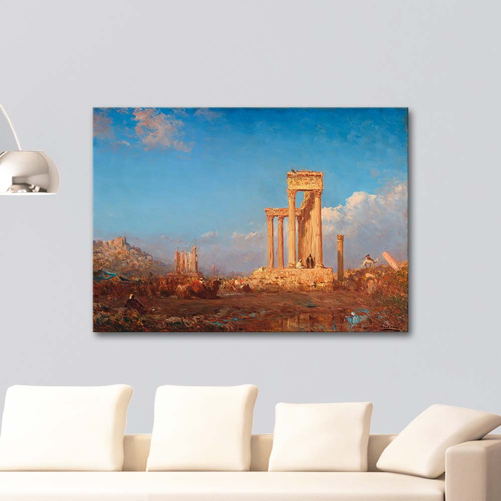 Felix Ziem Encampment Art Print