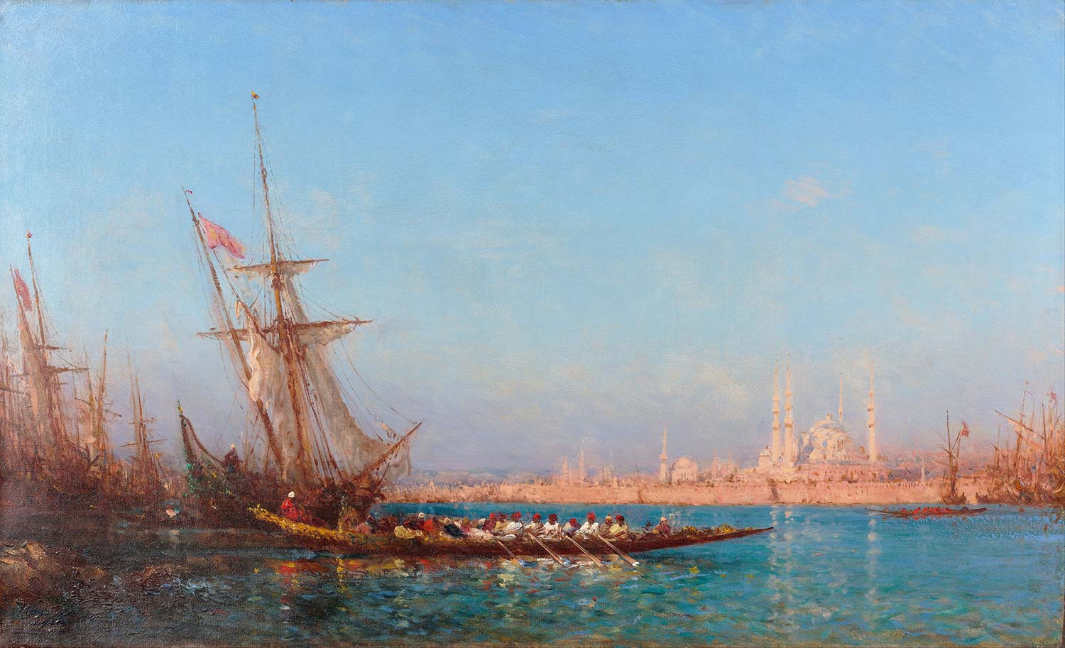 View of Constantinople by Felix Ziem