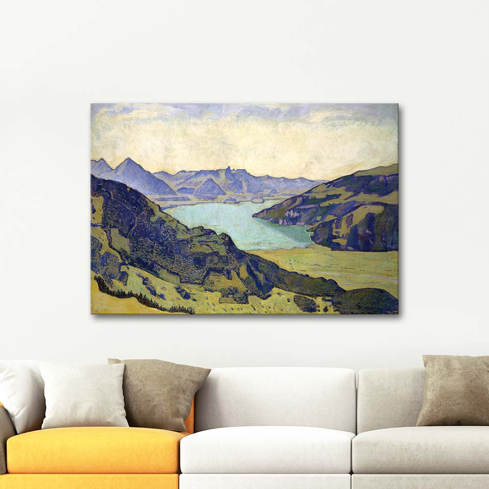 Ferdinand Hodler Lake Thun From Breitlauenen Art Print