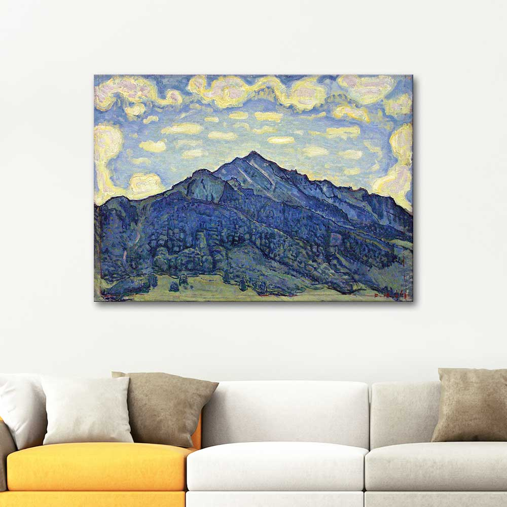 Ferdinand Hodler Landscape in the Swiss Alps Art Print