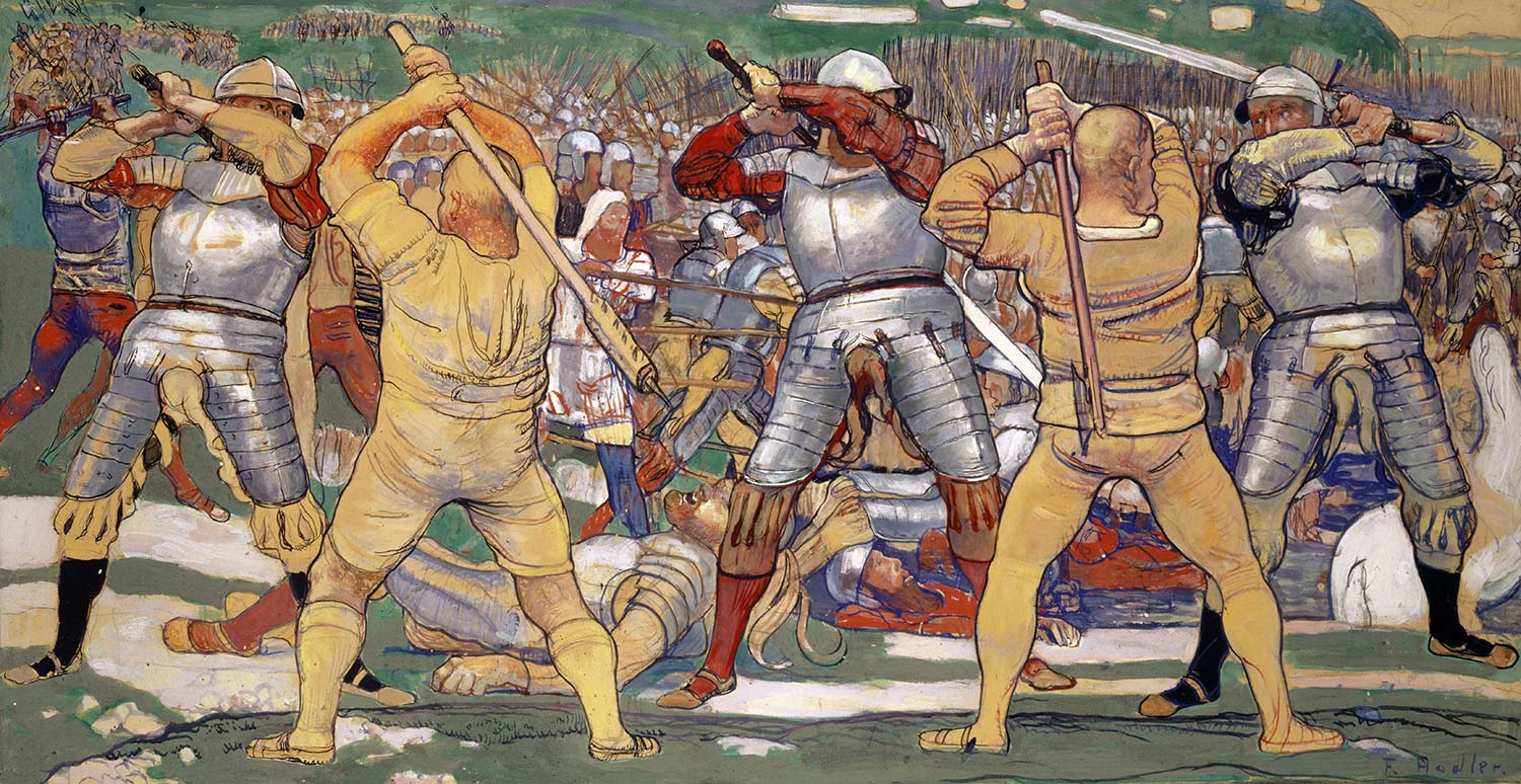 Ferdinand Hodler The Battle Of Näfels Art Print