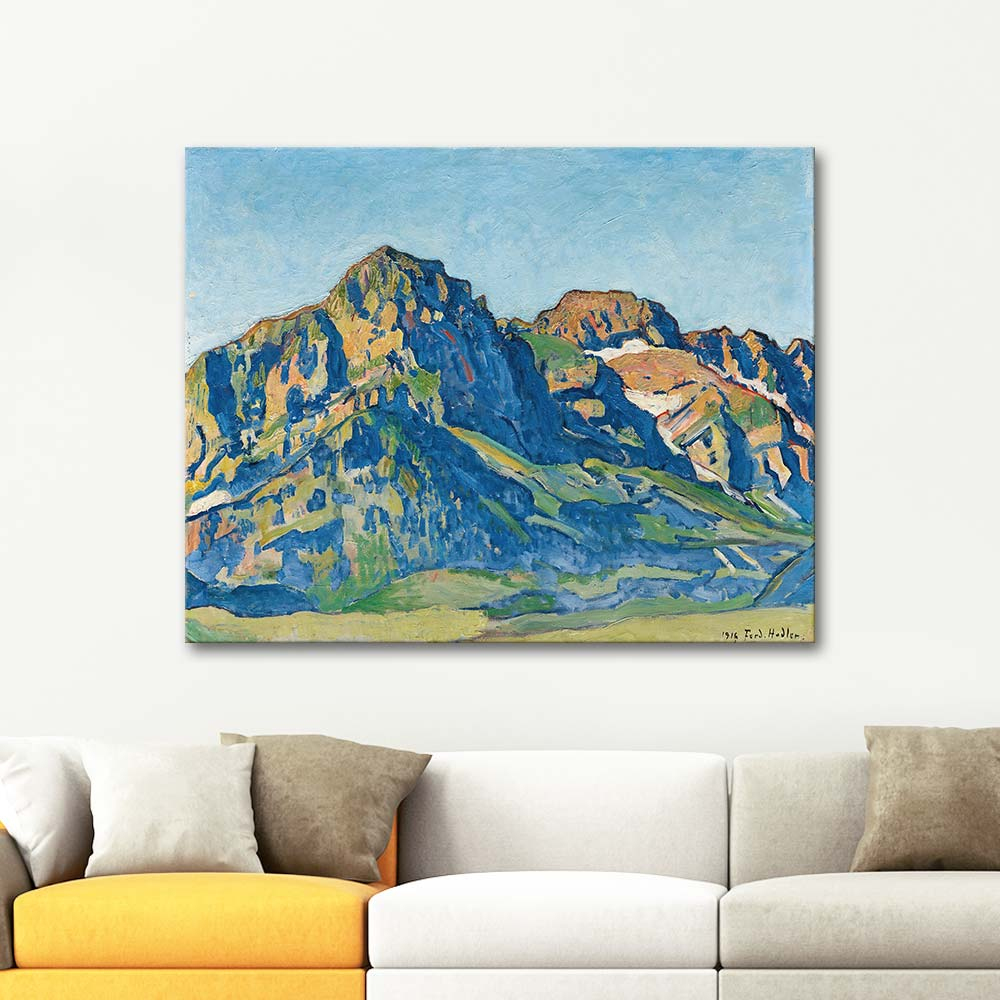 Ferdinand Hodler The Dent Blanches Art Print