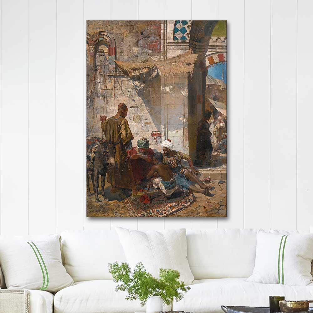 Ferencz Franz Eisenhut By The City Gate Art Print