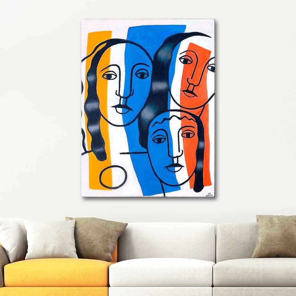 Fernand Leger Figüratif Kanvas Tablo