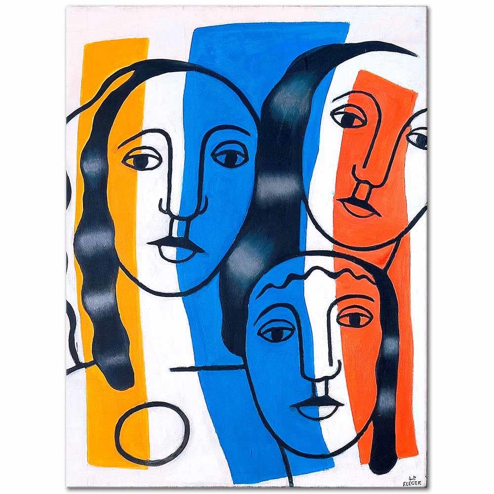 Fernand Leger Figüratif Kanvas Tablo
