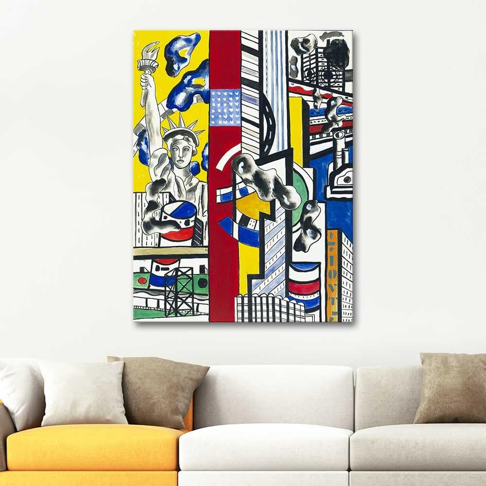 Fernand Leger Study for Cinematic Mural II Art Print
