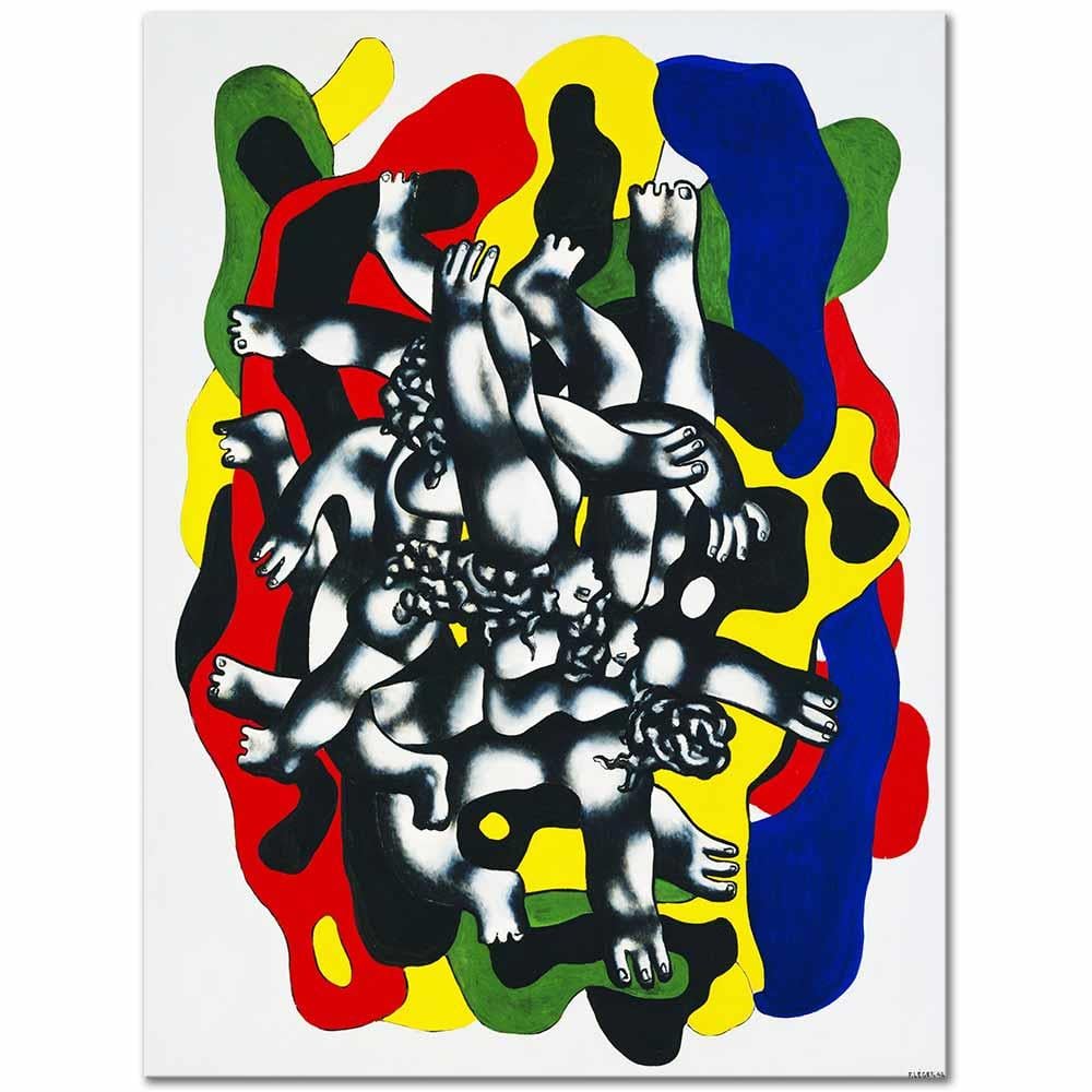 Fernand Leger Çeşitler Kanvas Tablo
