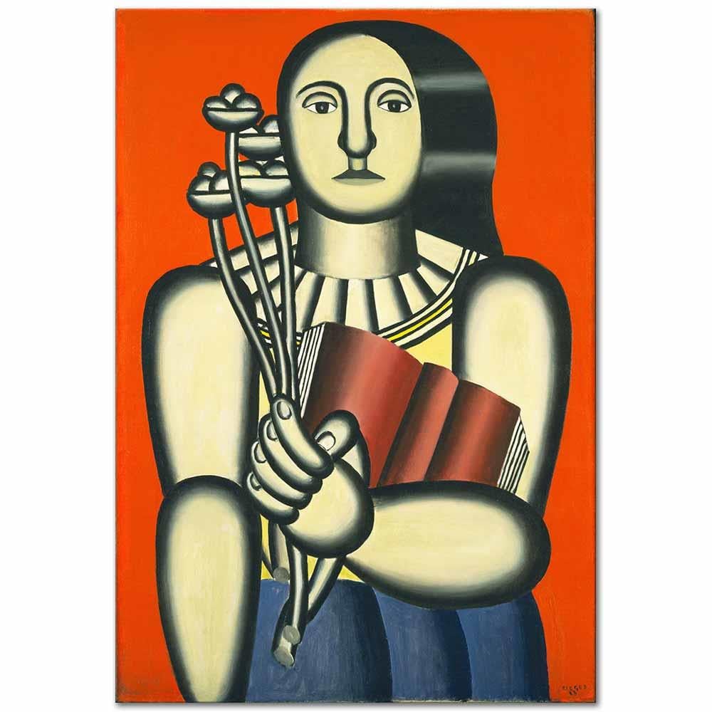 Woman with a Book by Fernand Leger