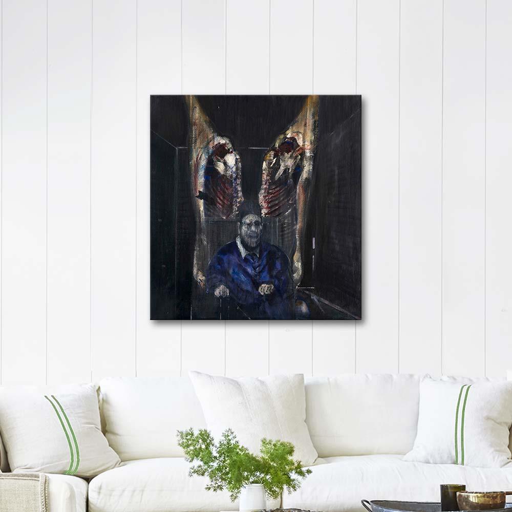 Figure with Meat by Francis Bacon as Art Print