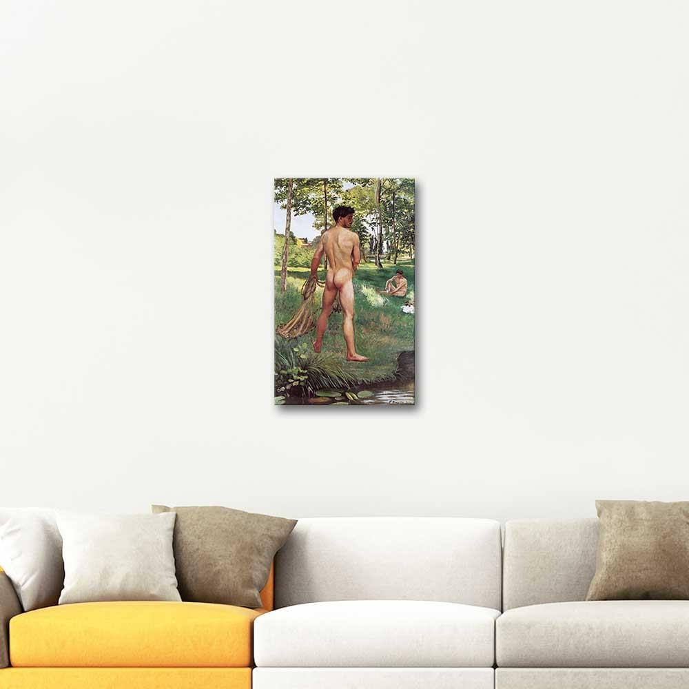 Frederic Bazille Balıkçılar Kanvas Tablo