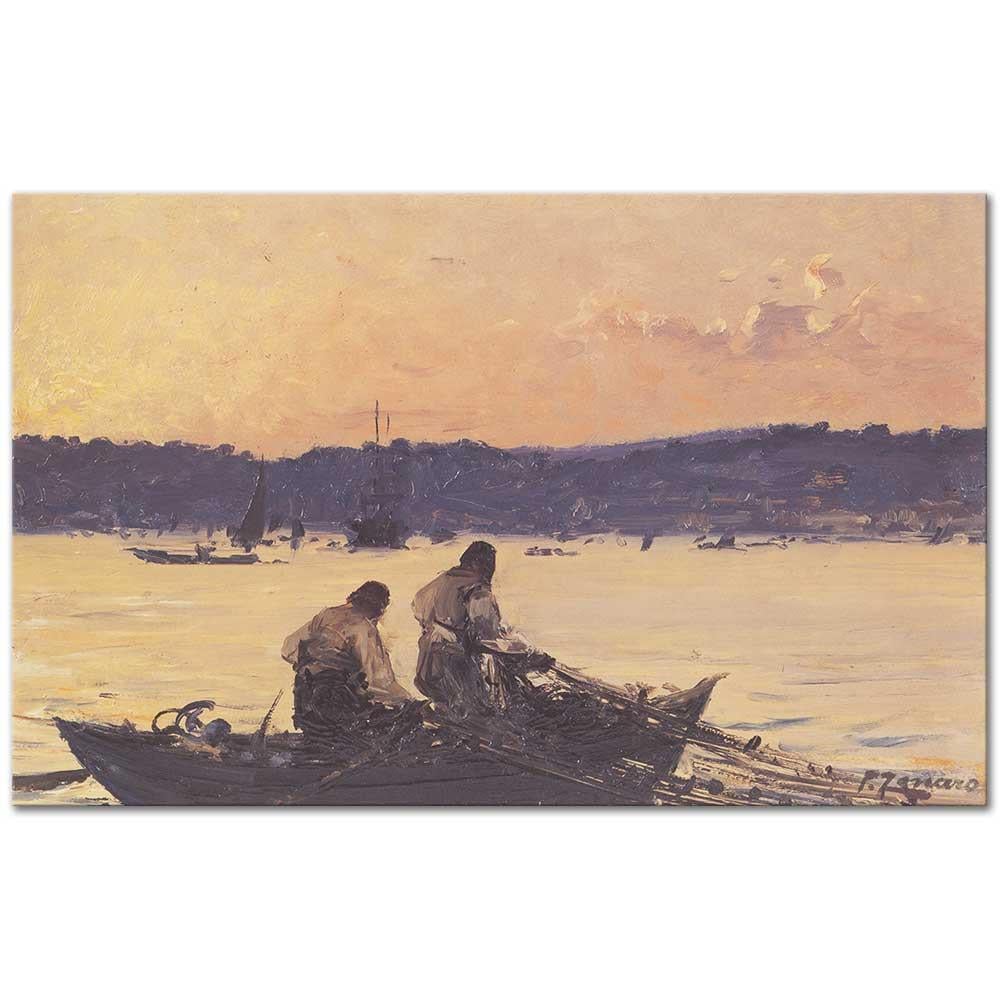 Fausto Zonaro Balıkçılar Kanvas Tablo